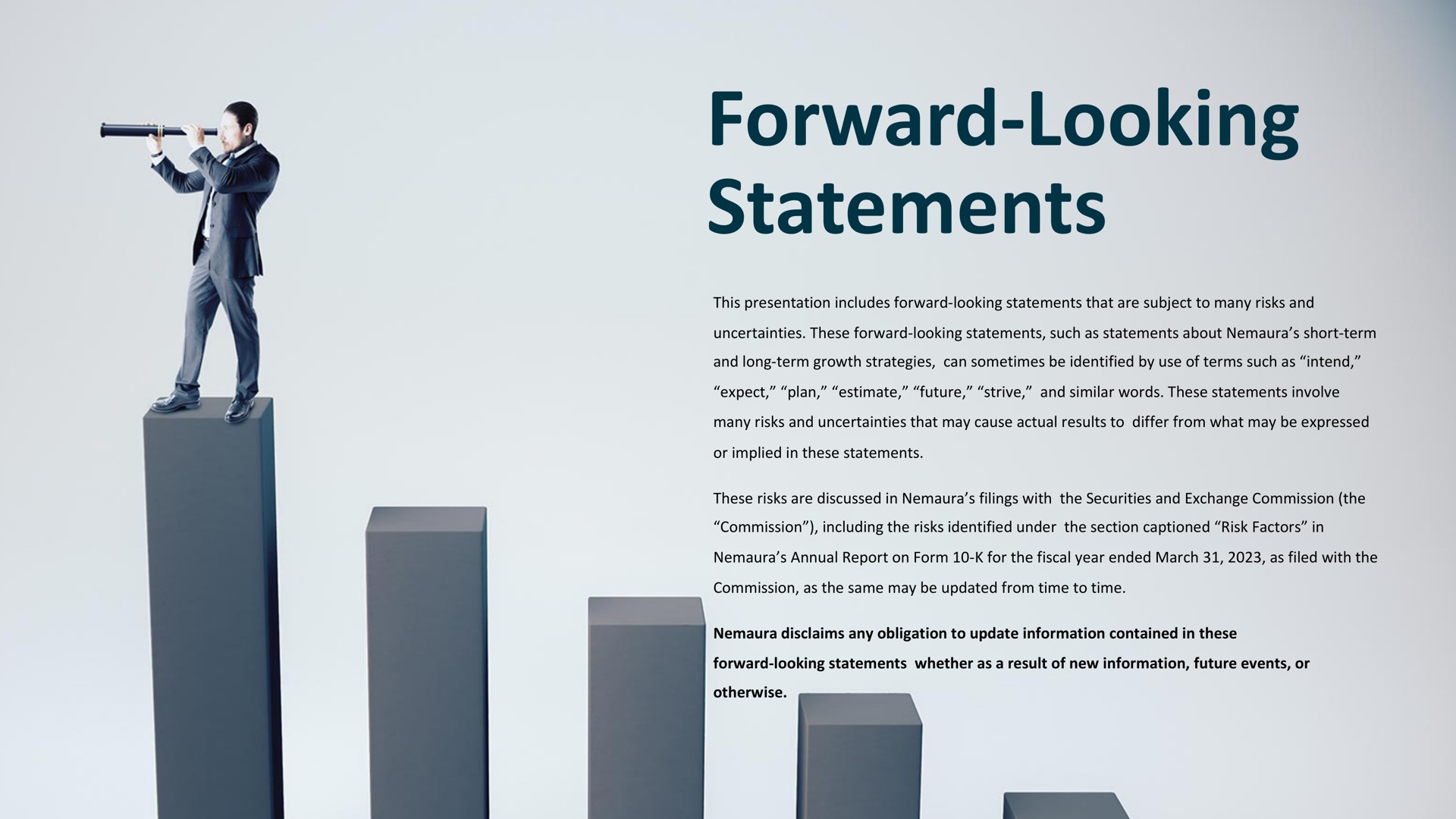 forward looking statements | Nemaura Medical