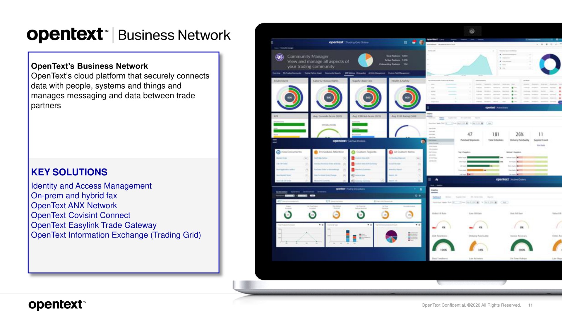 business network | OpenText