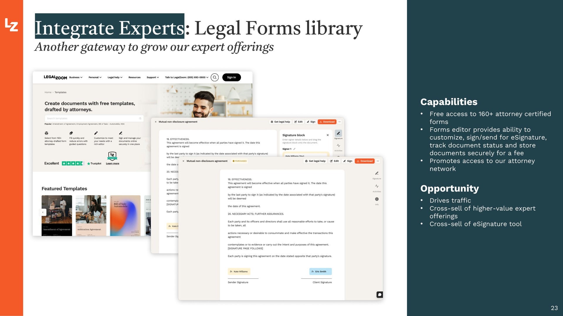 integrate experts legal forms library | LegalZoom.com