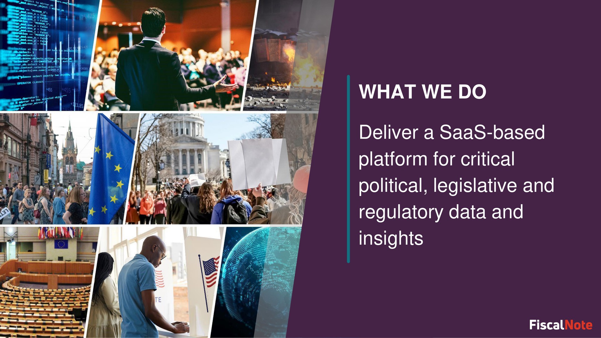 what we do deliver a based platform for critical political legislative and regulatory data and insights fiscal | FiscalNote