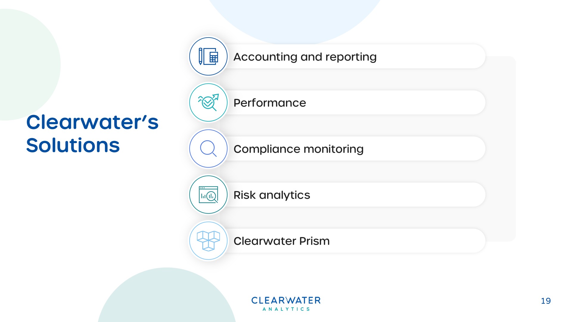 solutions | Clearwater Analytics