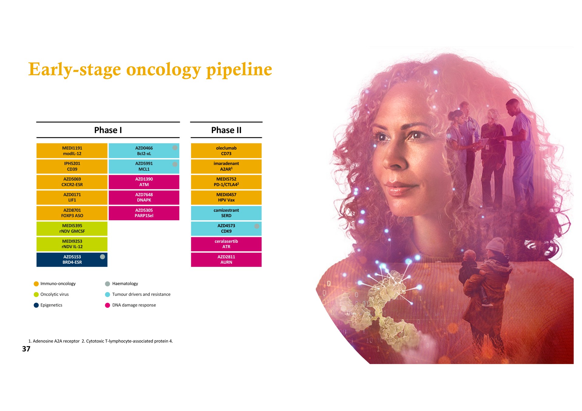 early stage oncology pipeline | AstraZeneca
