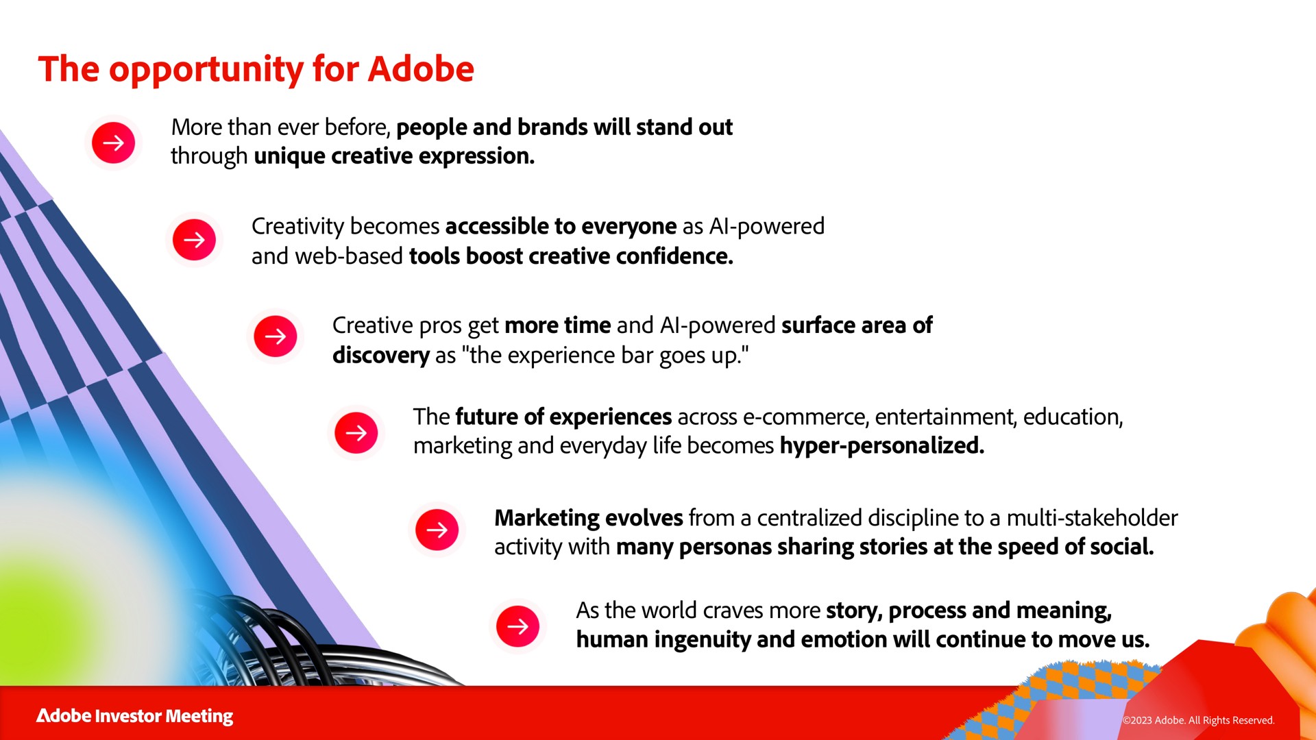the opportunity for adobe | Adobe
