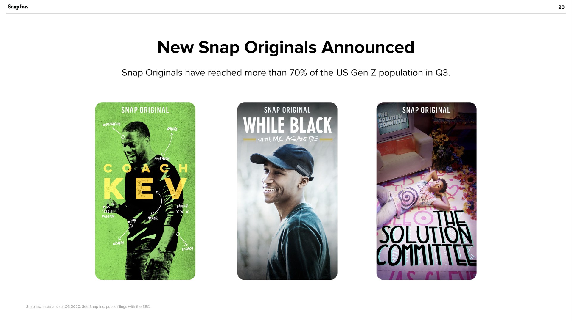 new snap originals announced | Snap Inc