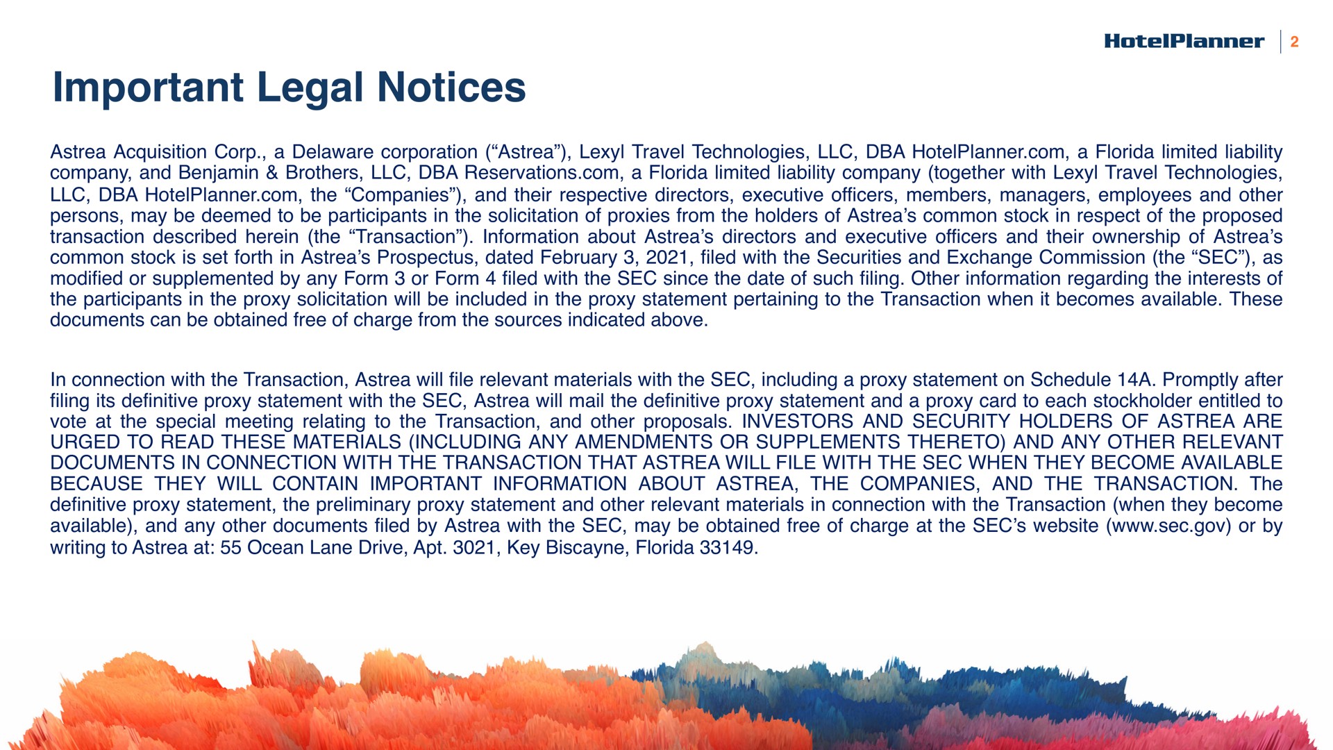 important legal notices | HotelPlanner