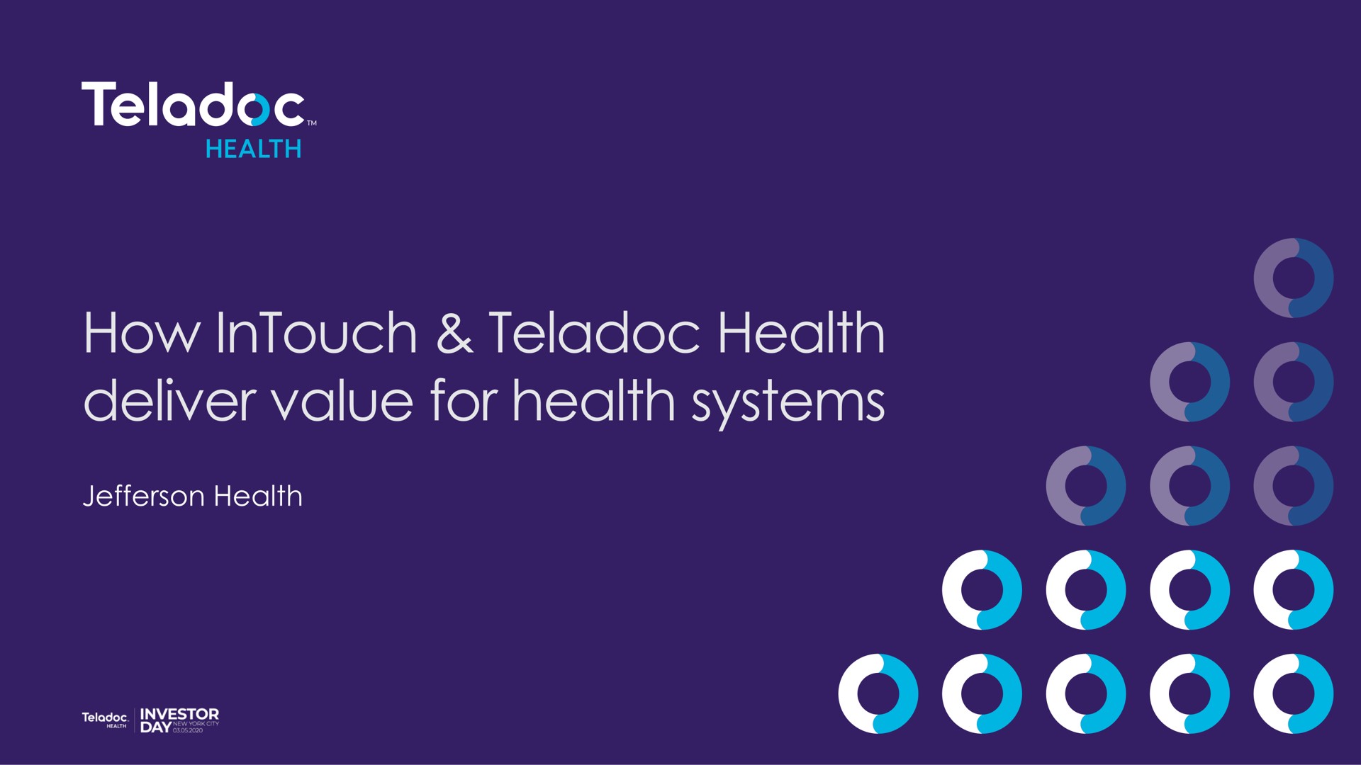 how health deliver value for health systems | Teladoc
