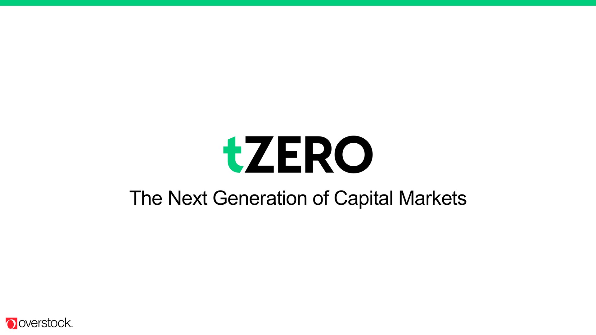 the next generation of capital markets | Overstock