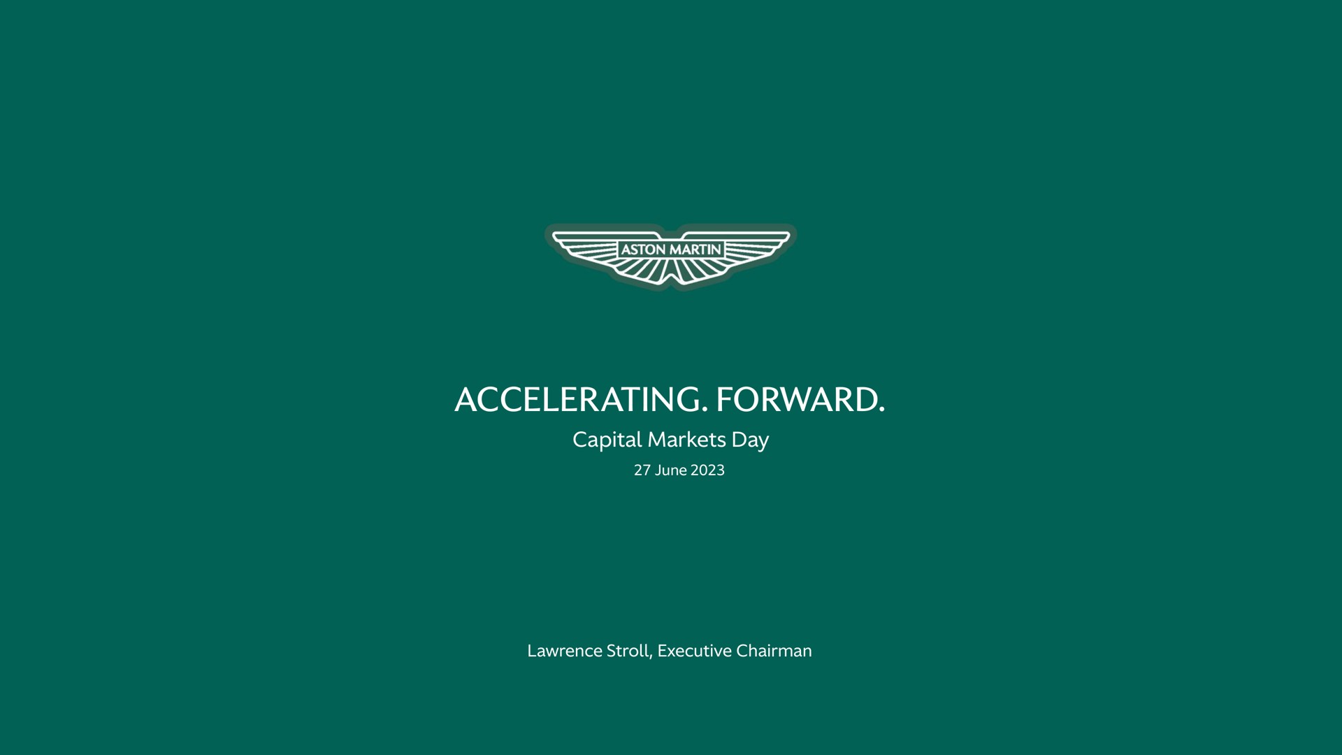 accelerating forward martin | Aston Martin Lagonda