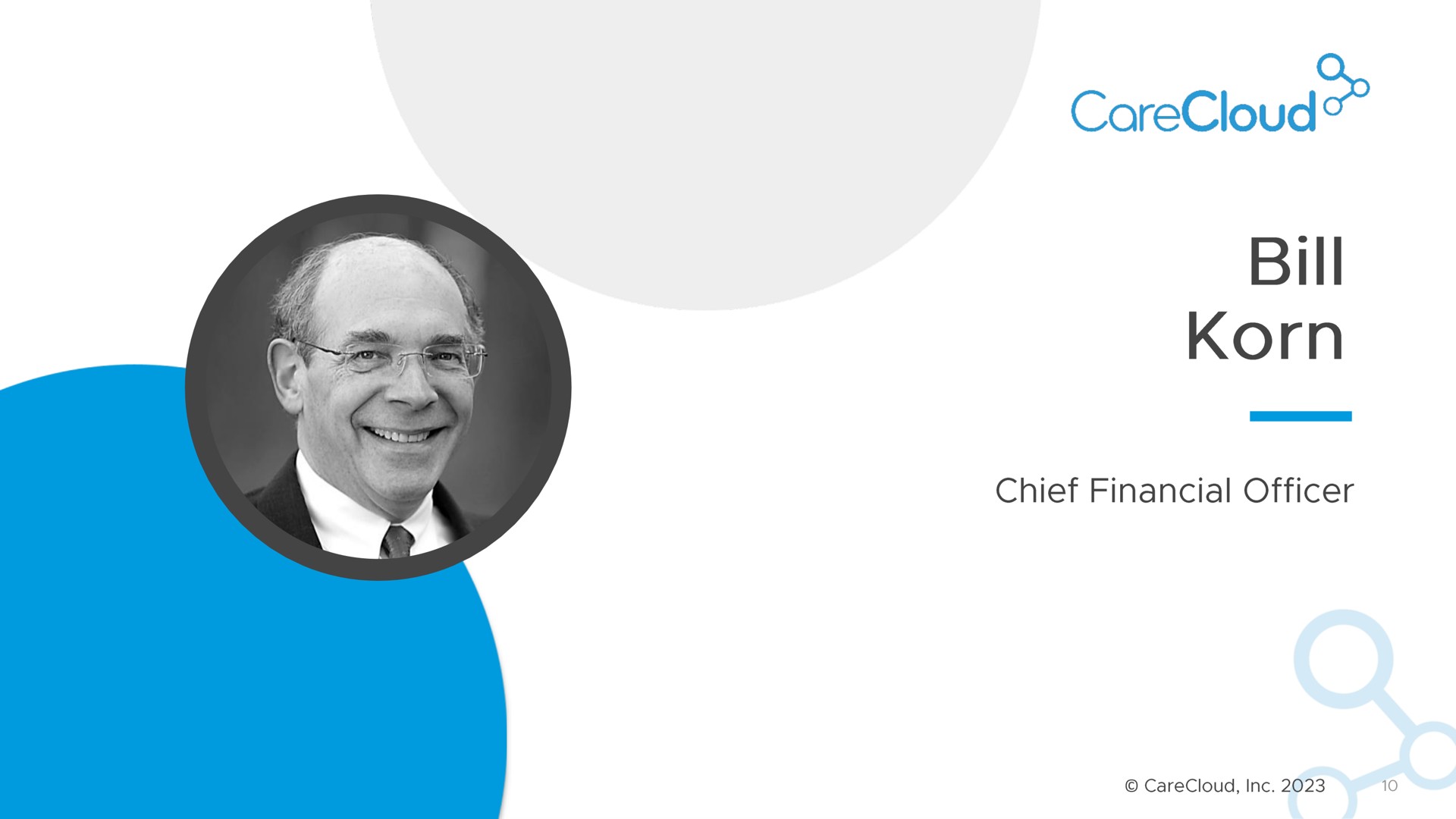 bill chief financial officer | CareCloud