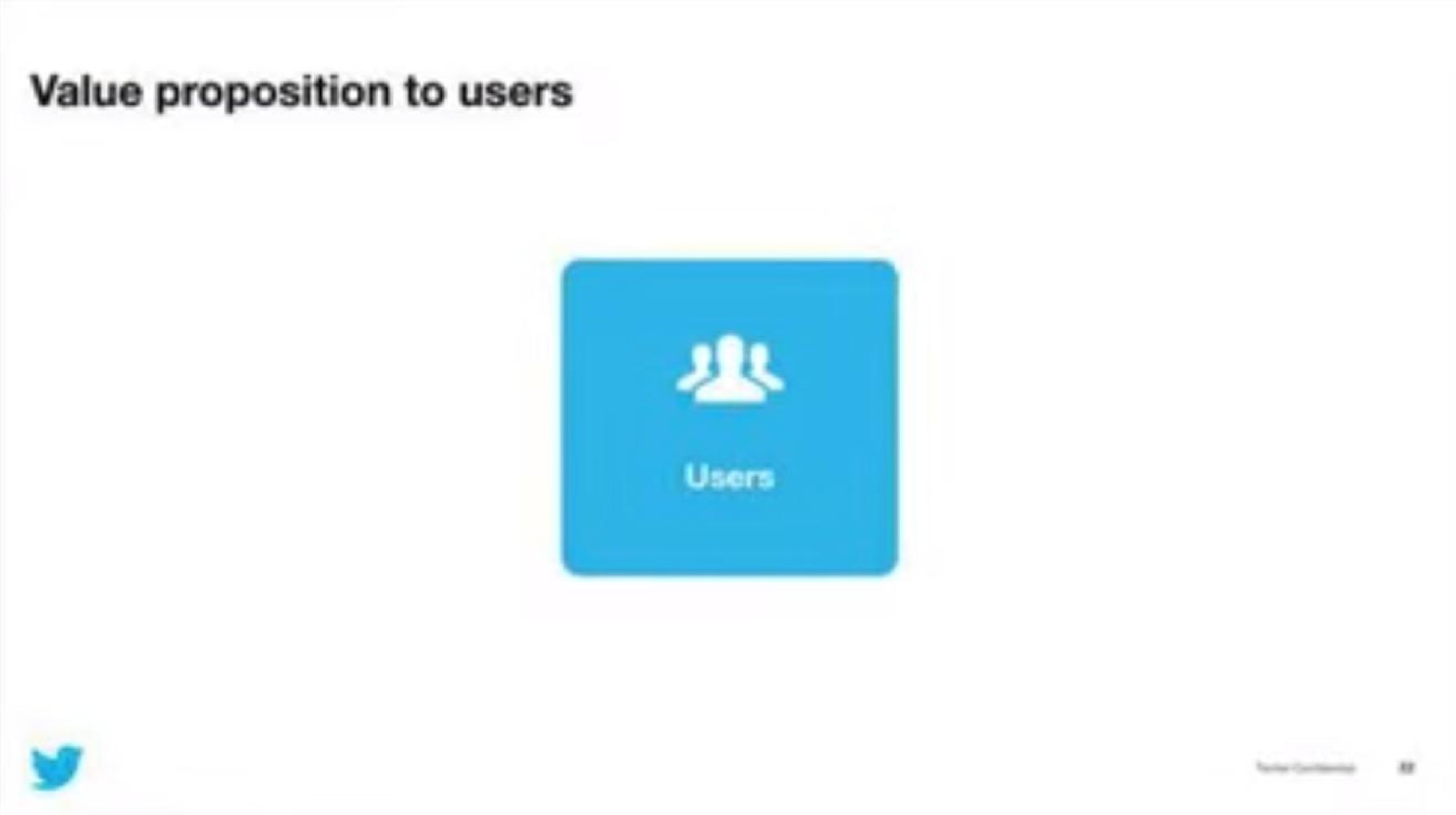 value proposition to users | Twitter