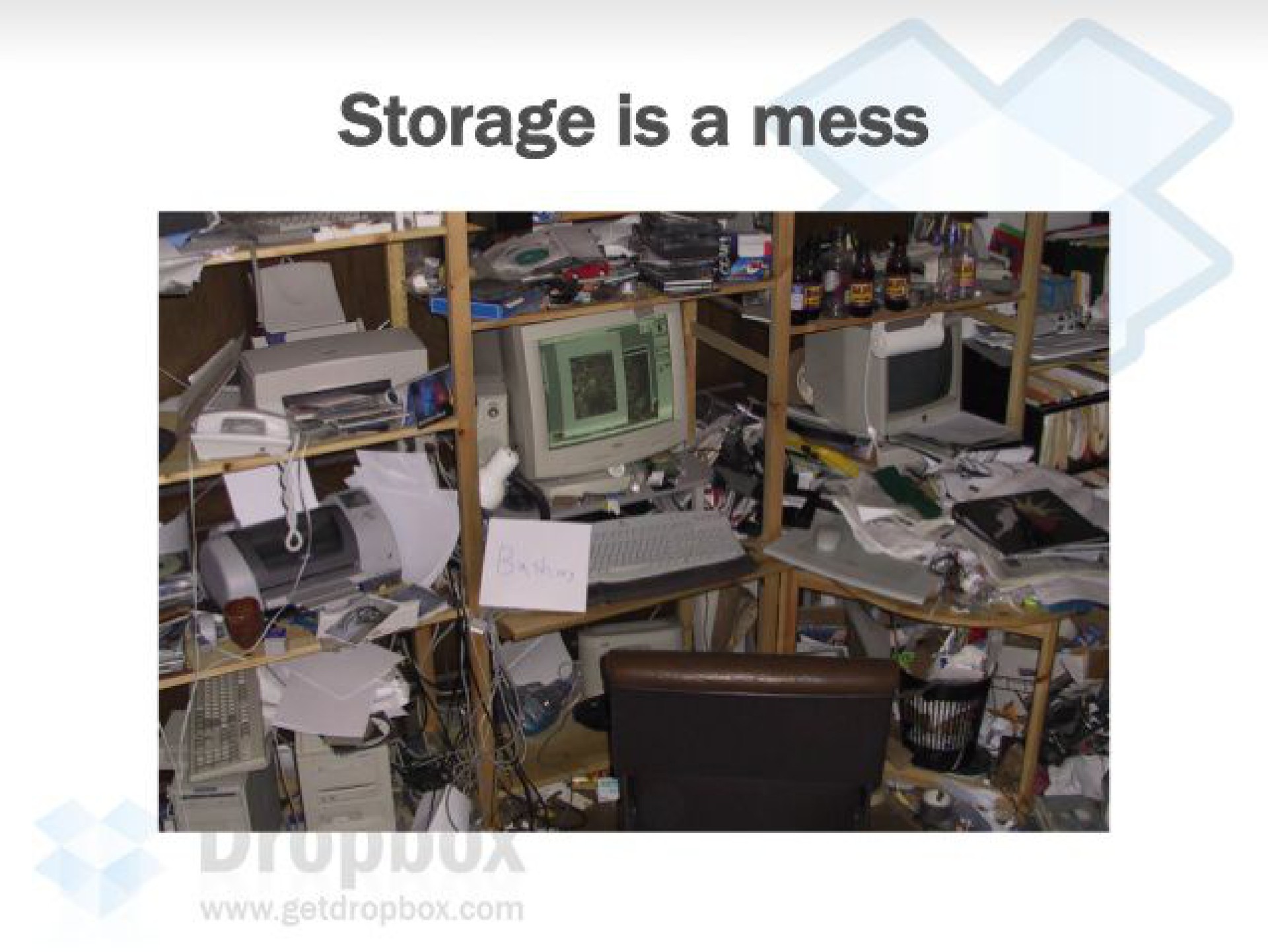 storage is a mess | Dropbox
