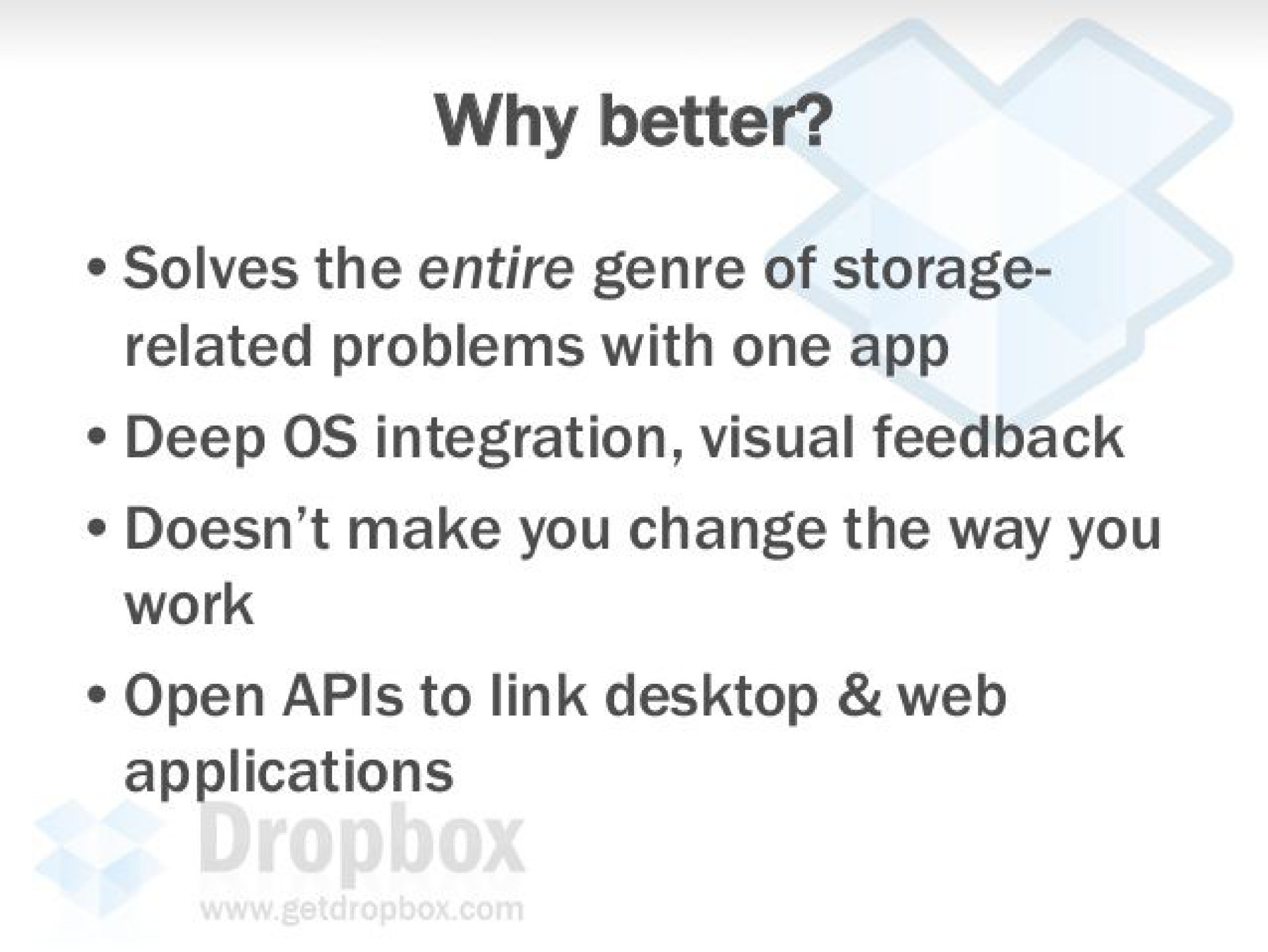 why better | Dropbox