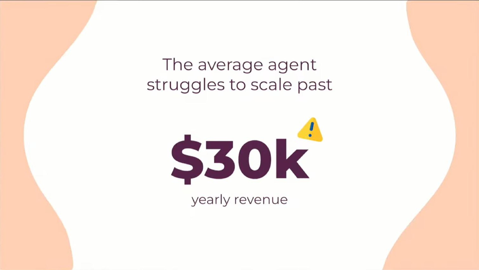 the average agent struggles to scale past yearly revenue | Relive