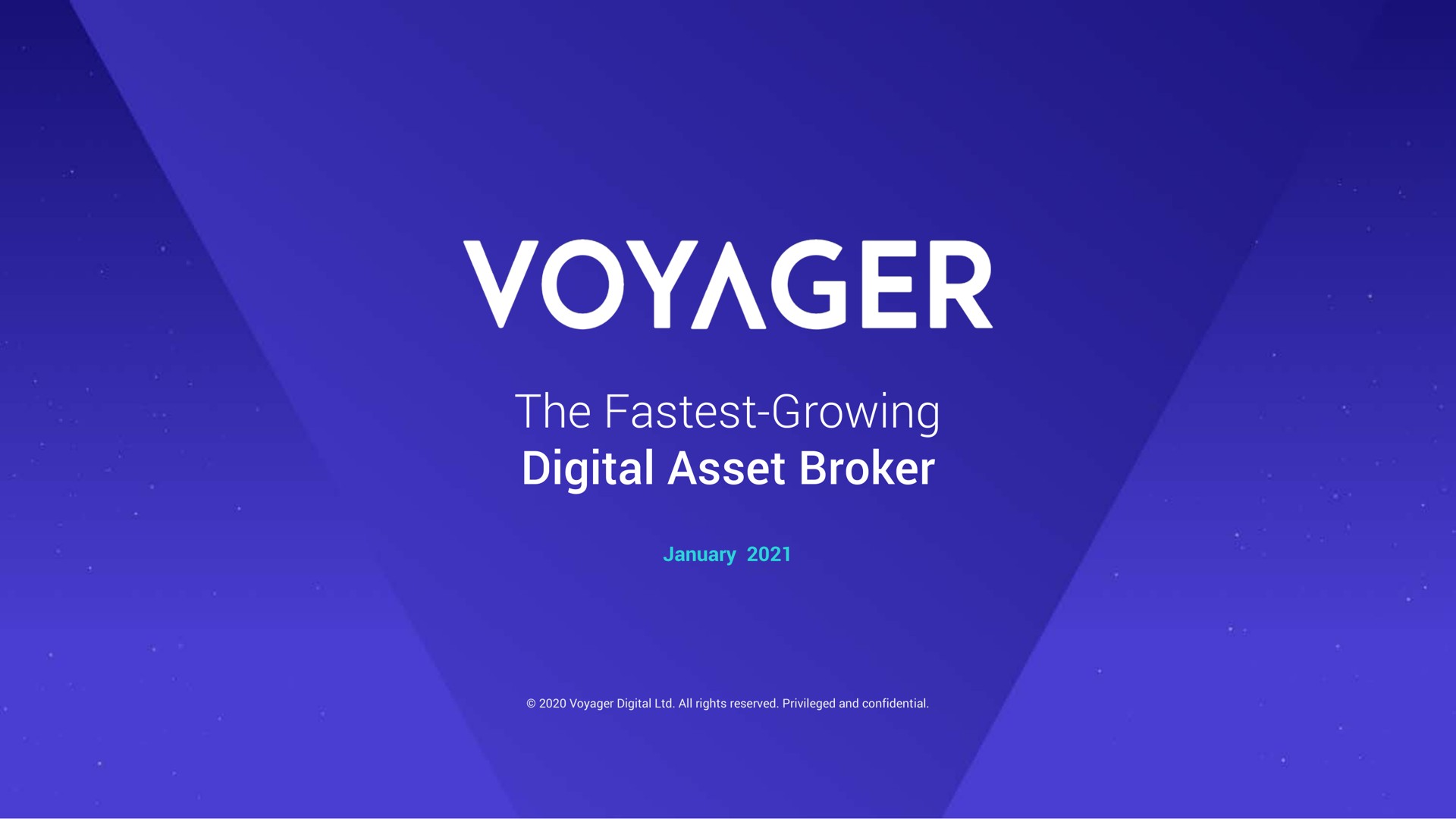 the growing digital asset broker voyager | Voyager Digital
