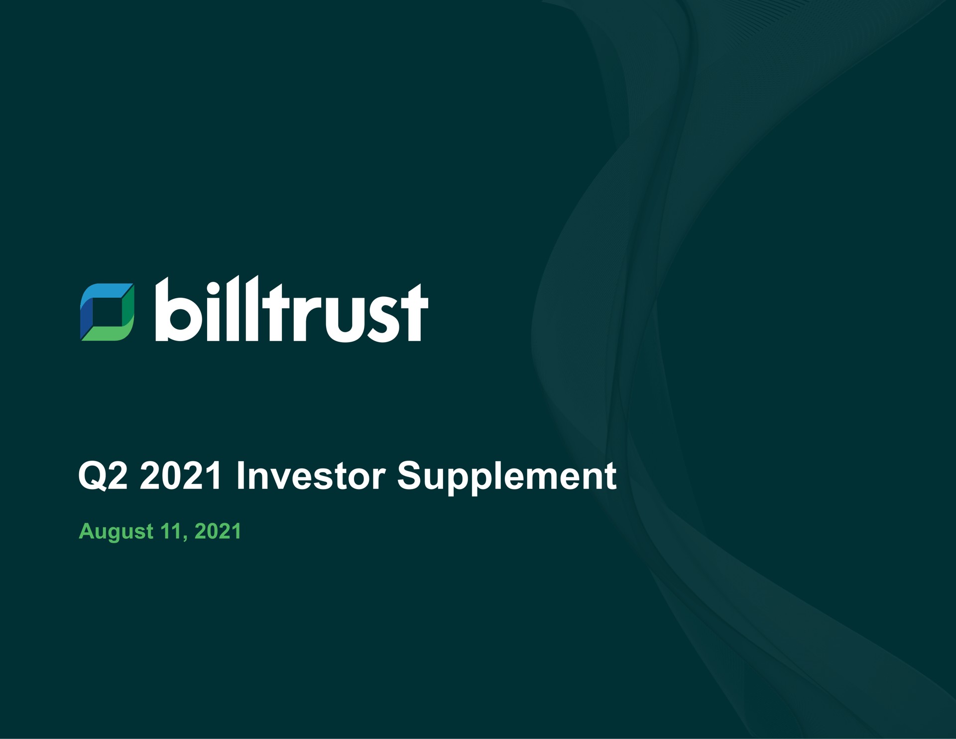 investor supplement a | Billtrust