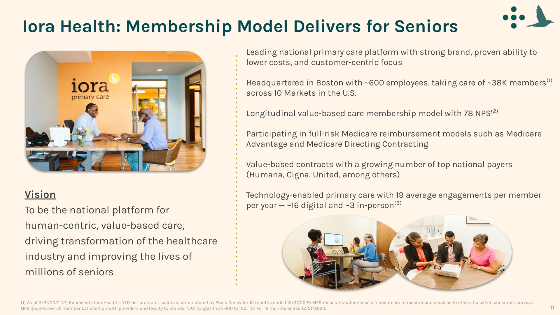 health membership model delivers for seniors lora | One Medical