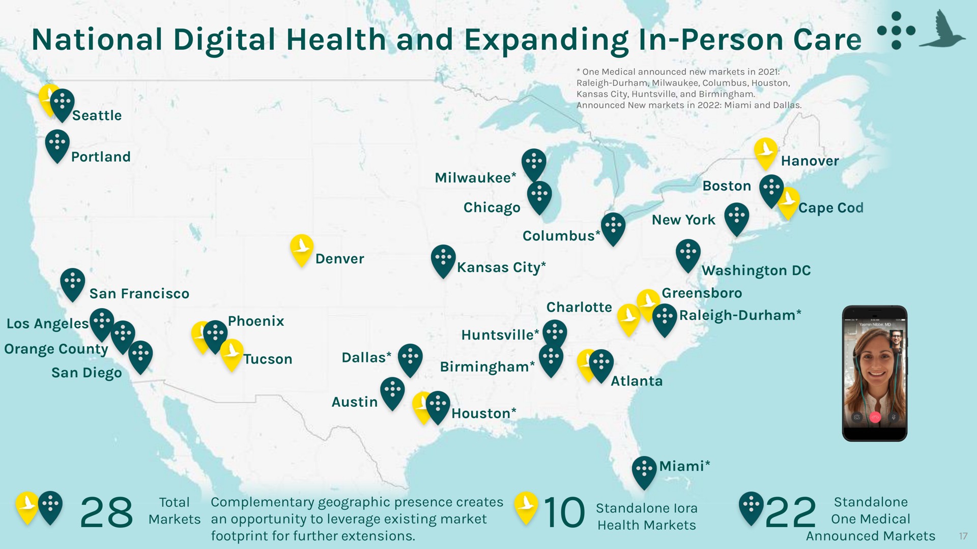 national digital health and expanding in person care | One Medical
