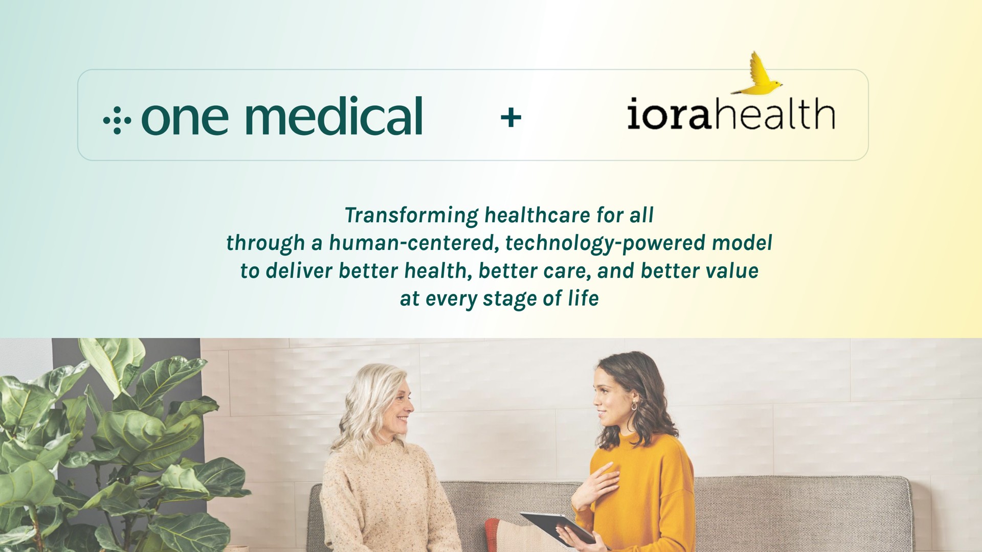 transforming for all through a human centered technology powered model to deliver better health better care and better value at every stage of life one medical | One Medical