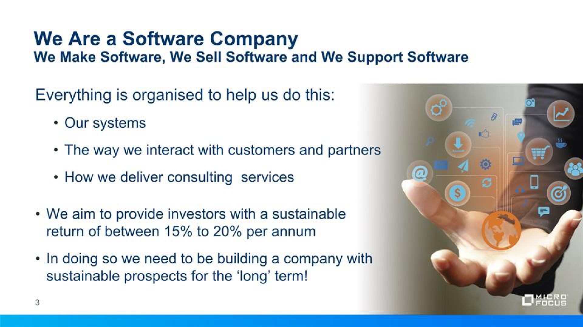 we are a company | Micro Focus