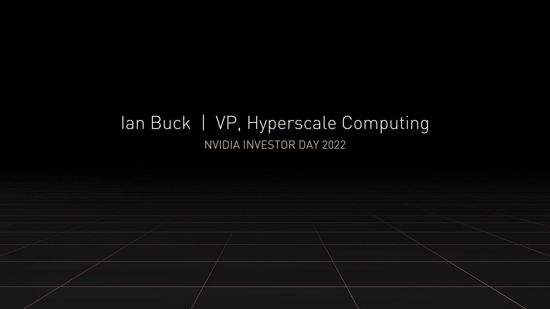 lan buck computing investor day | NVIDIA