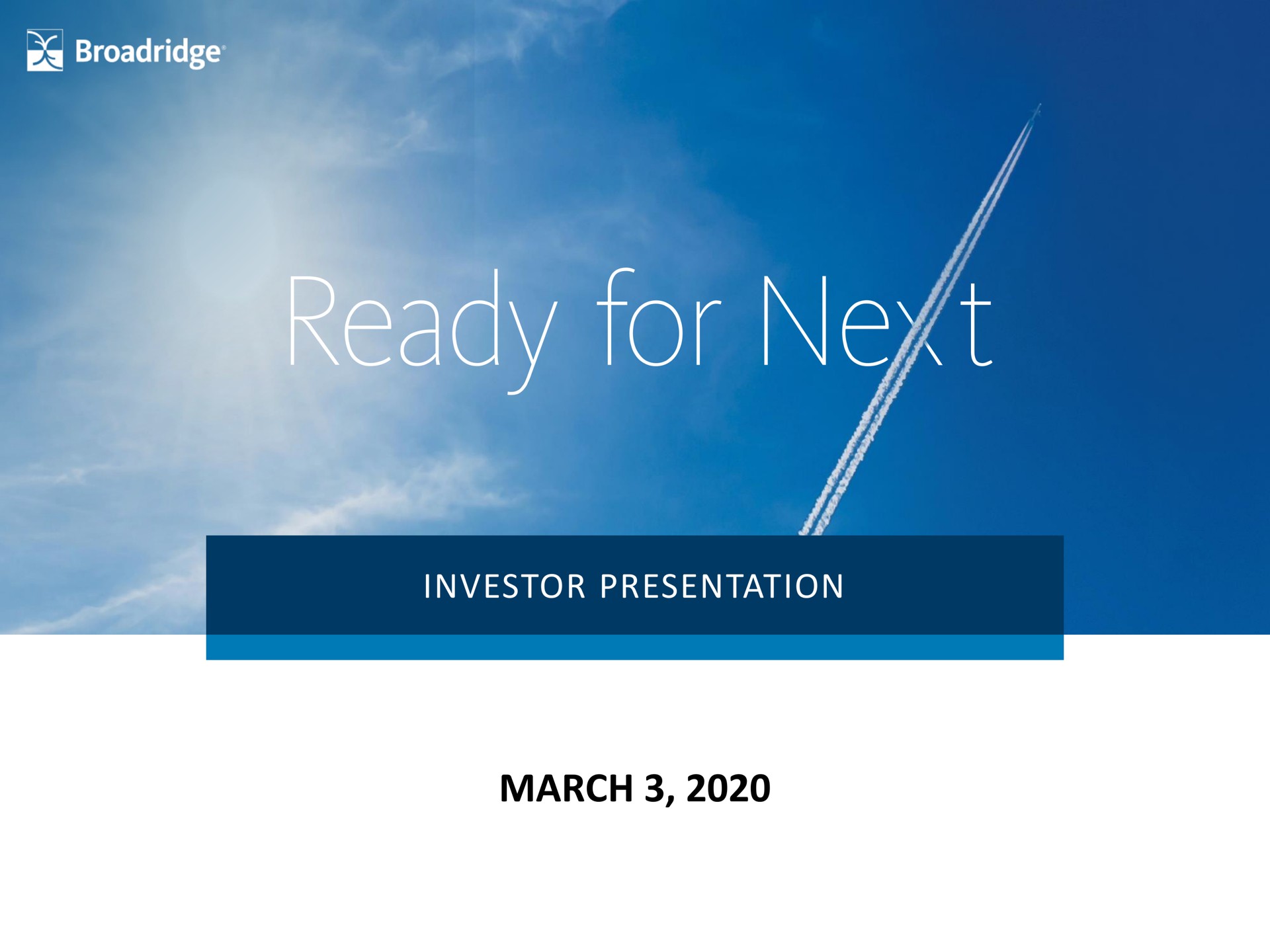 for march | Broadridge Financial Solutions