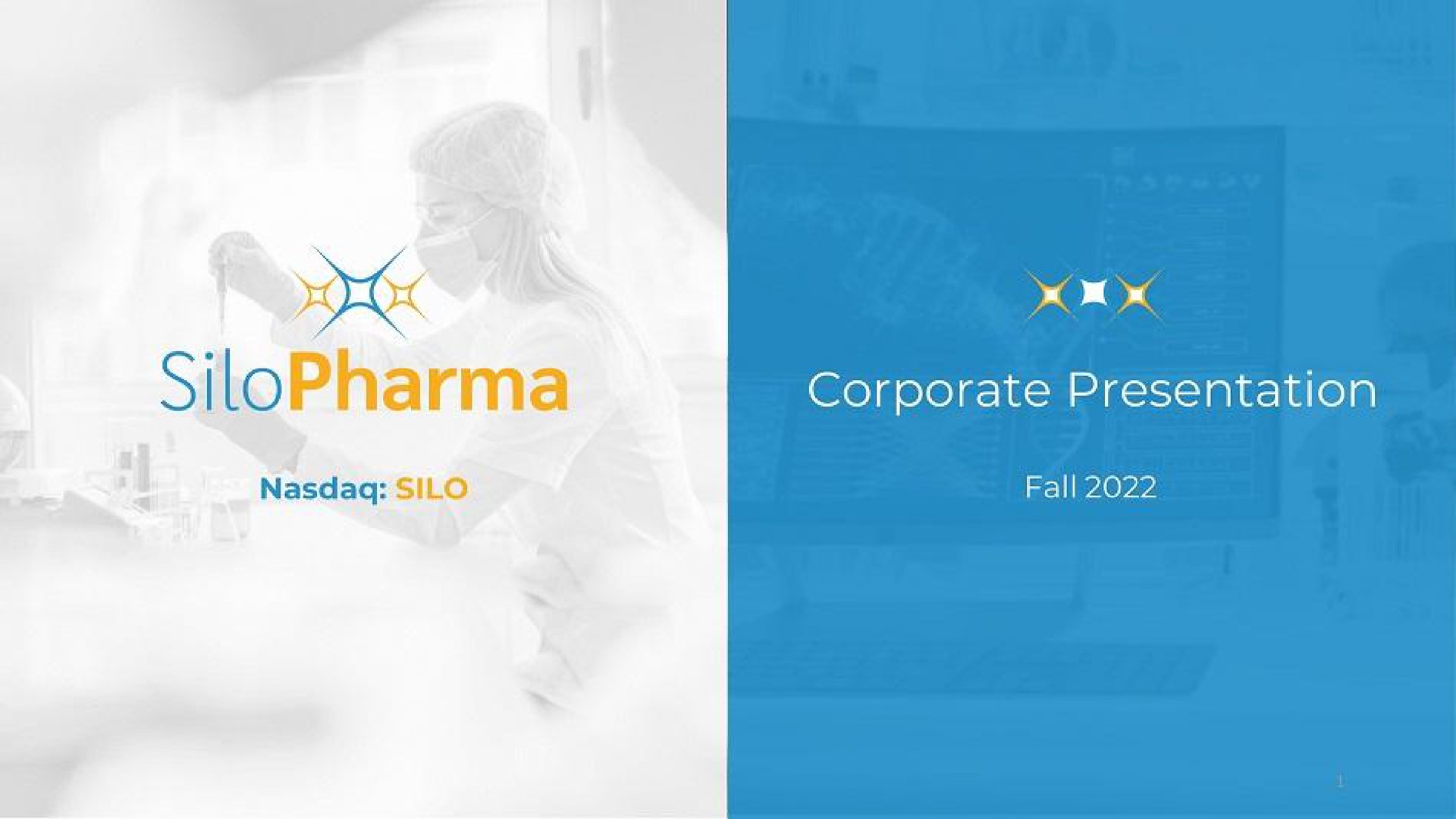 corporate presentation silo fall | Silo Pharma