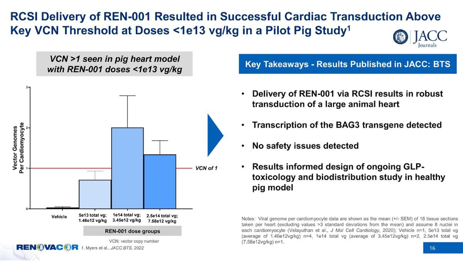 delivery of resulted in successful cardiac transduction above | Renovacor