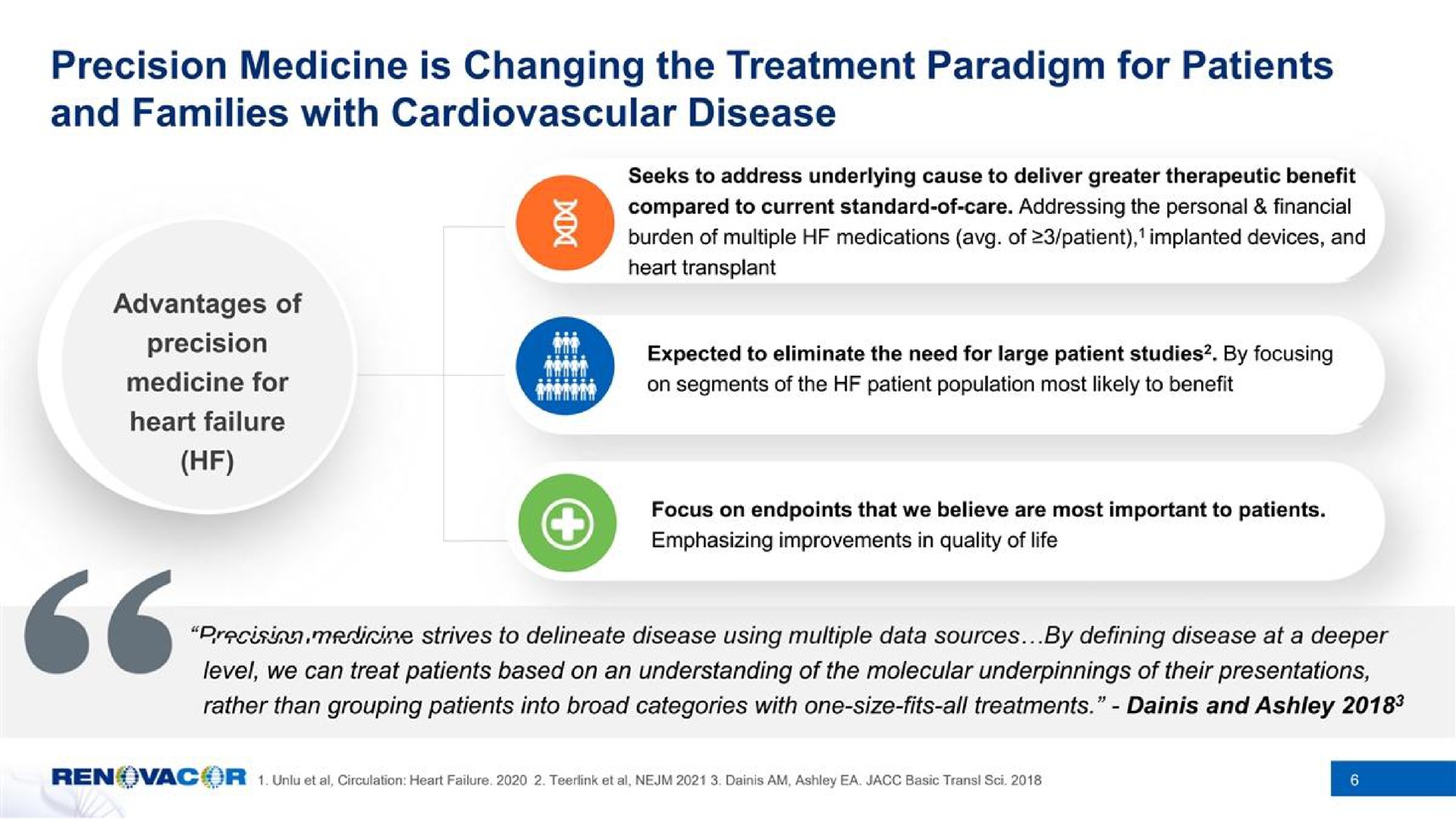 precision medicine is changing the treatment paradigm for patients and families with cardiovascular disease | Renovacor