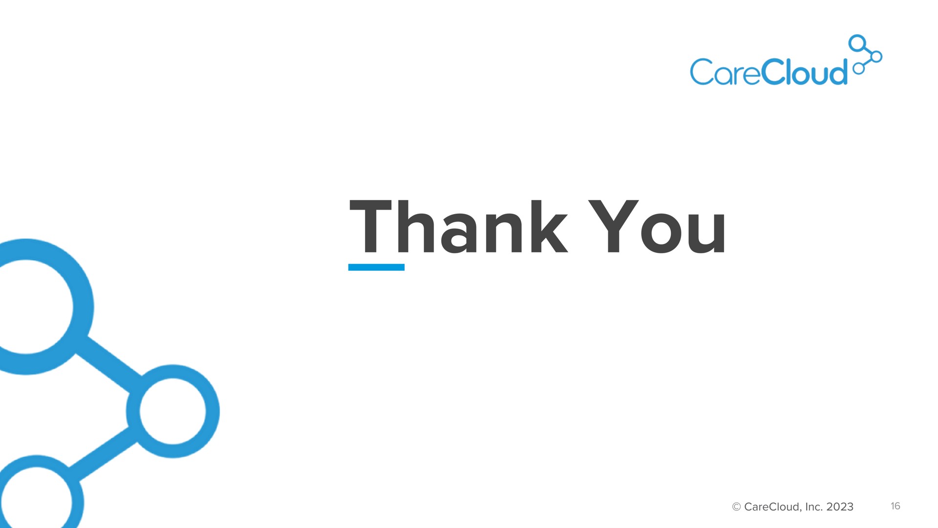 thank you | CareCloud