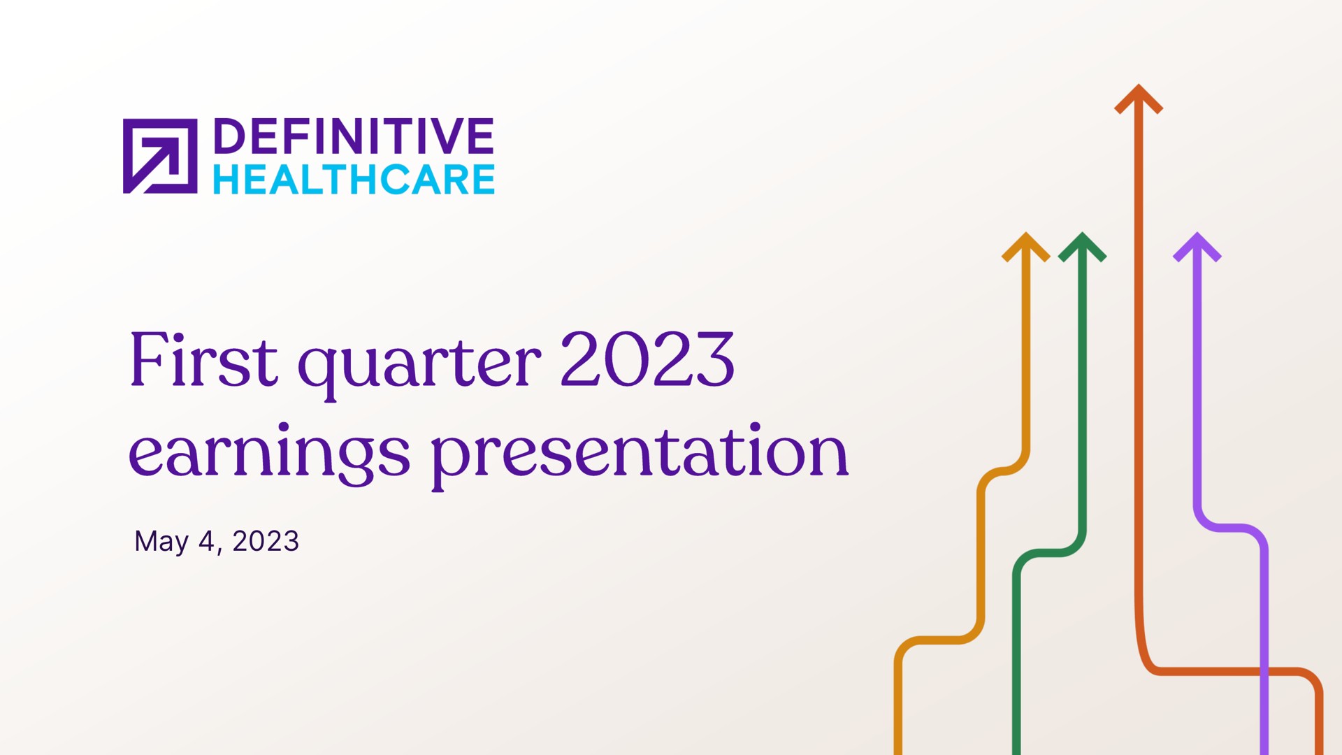 definitive first quarter earnings presentation | Definitive Healthcare