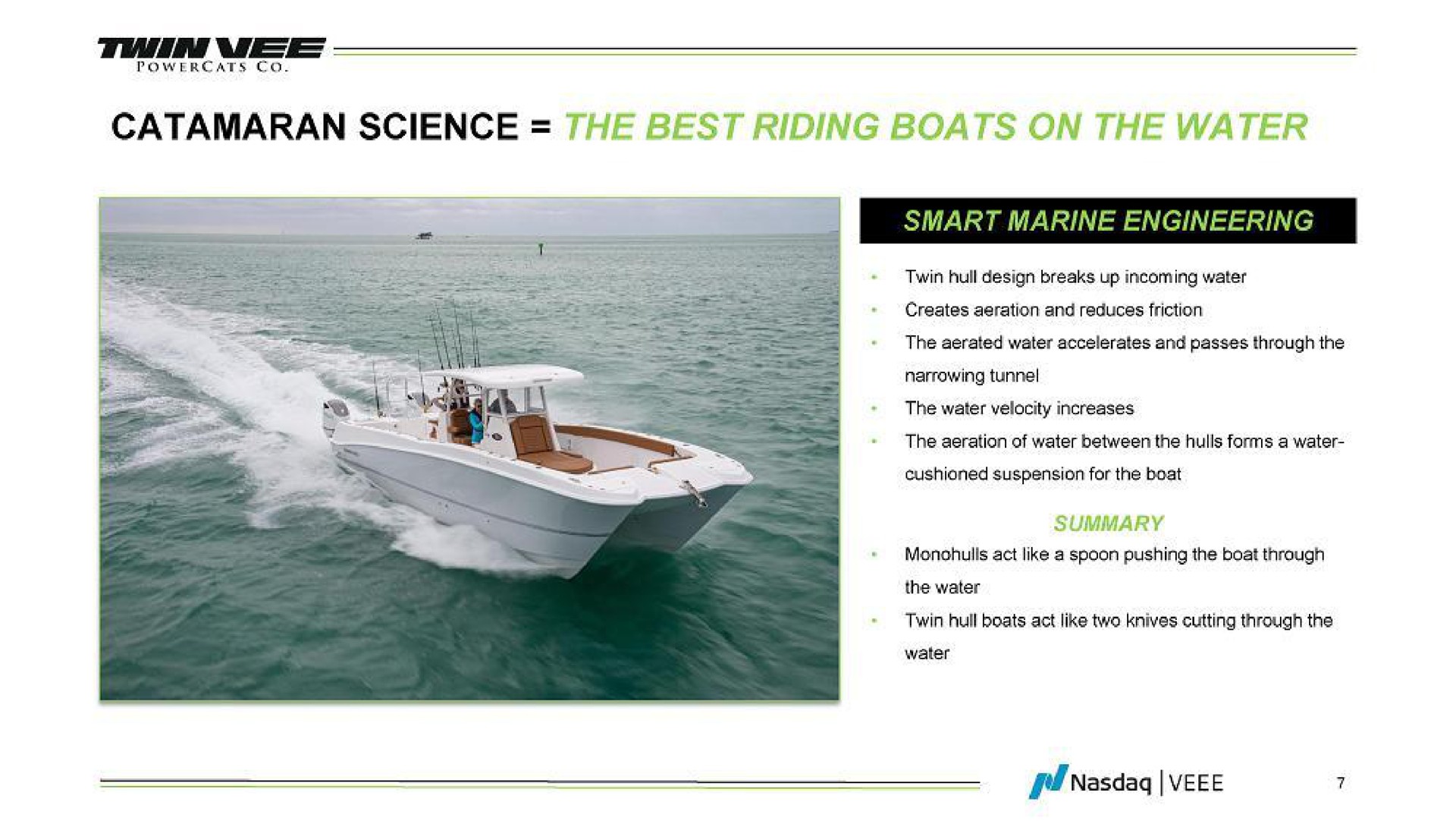 catamaran science the best riding boats on the water | Twin Vee PowerCats