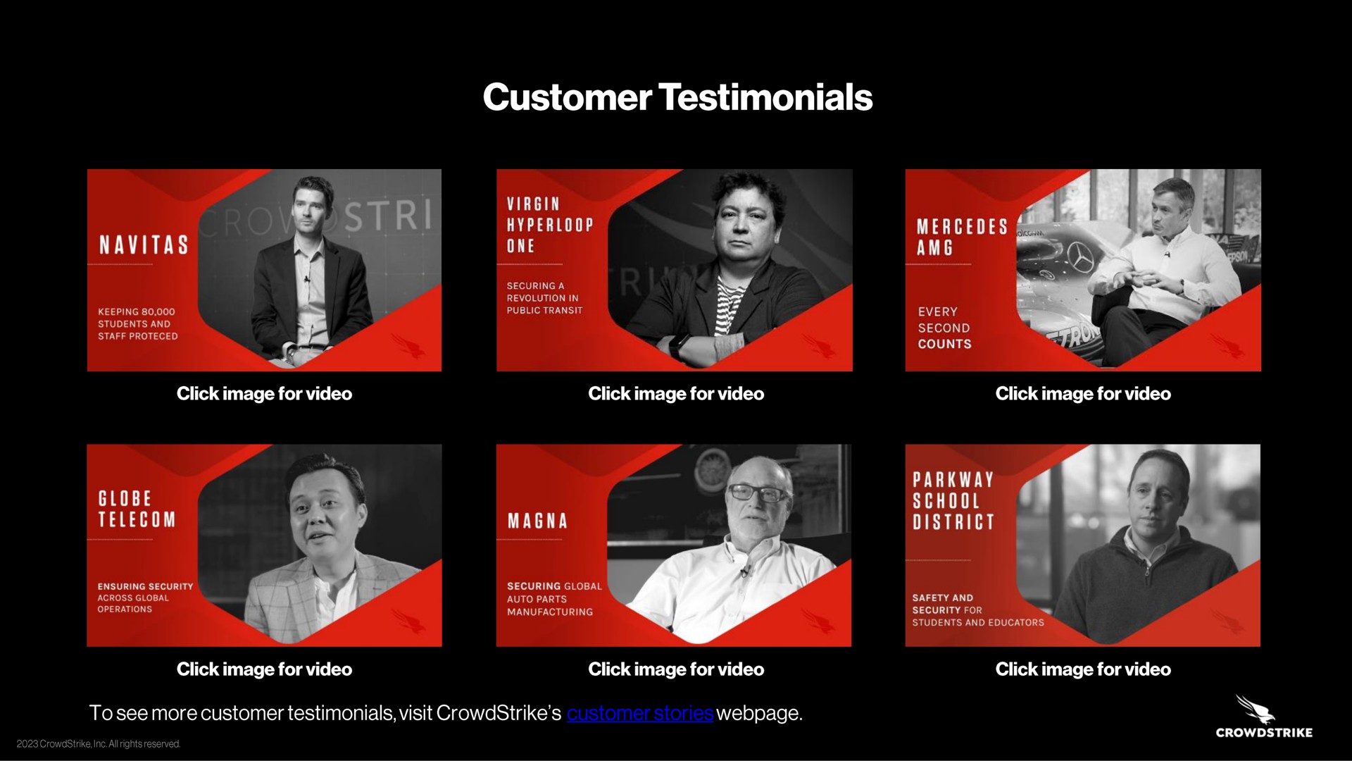 customer testimonials mane bae parkway school a more customer testimonials visit | Crowdstrike