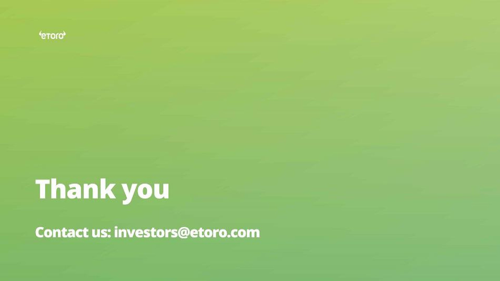 meat contact us investors | eToro