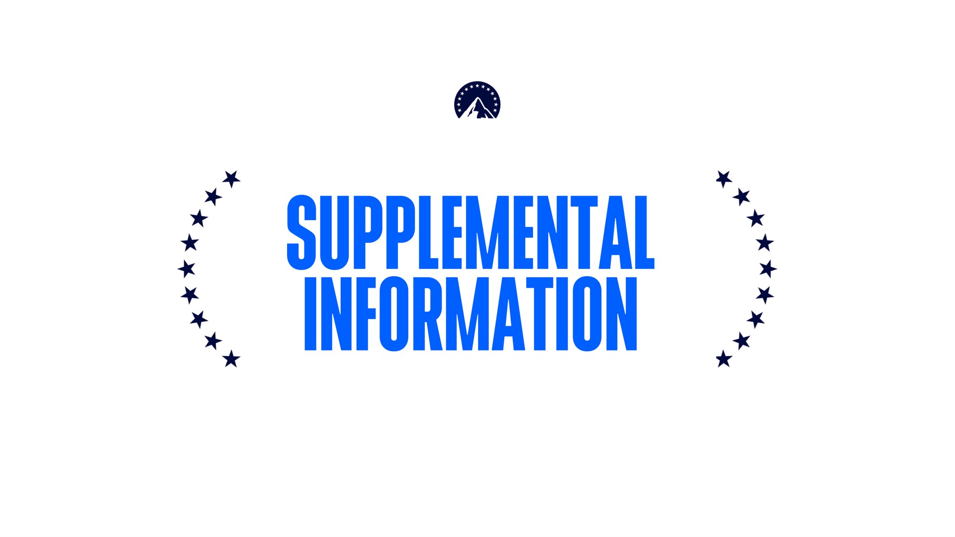 supplemental information | Paramount