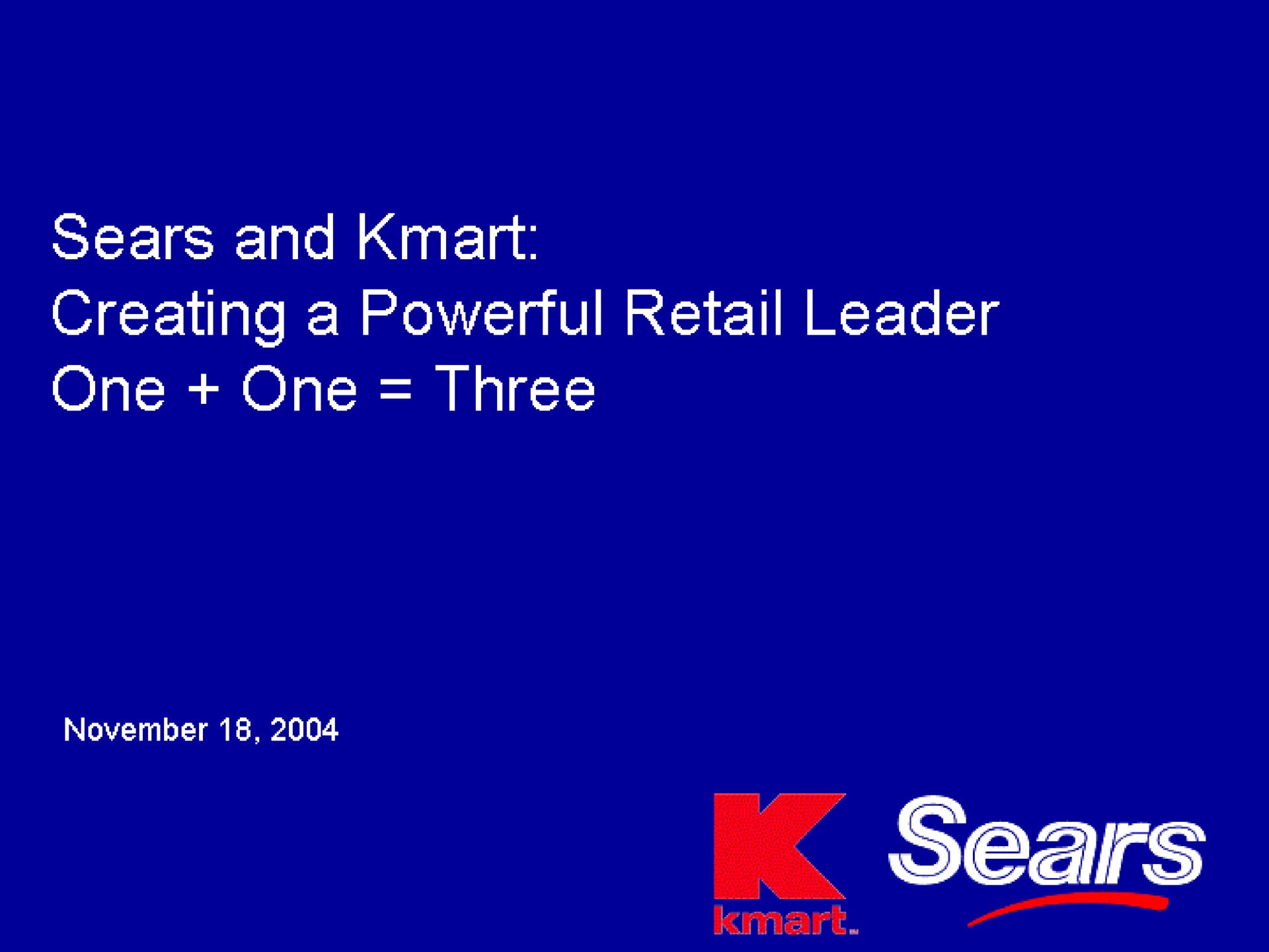 sears and creating a powerful retail leader one one three sears | Sears