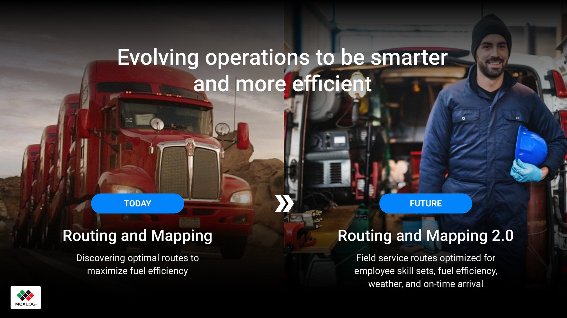 evolving operations to be and more today future routing and mapping discovering optimal routes to maximize fuel routing and mapping field service routes optimized for employee skill sets fuel weather and on time arrival yaw | Samsara