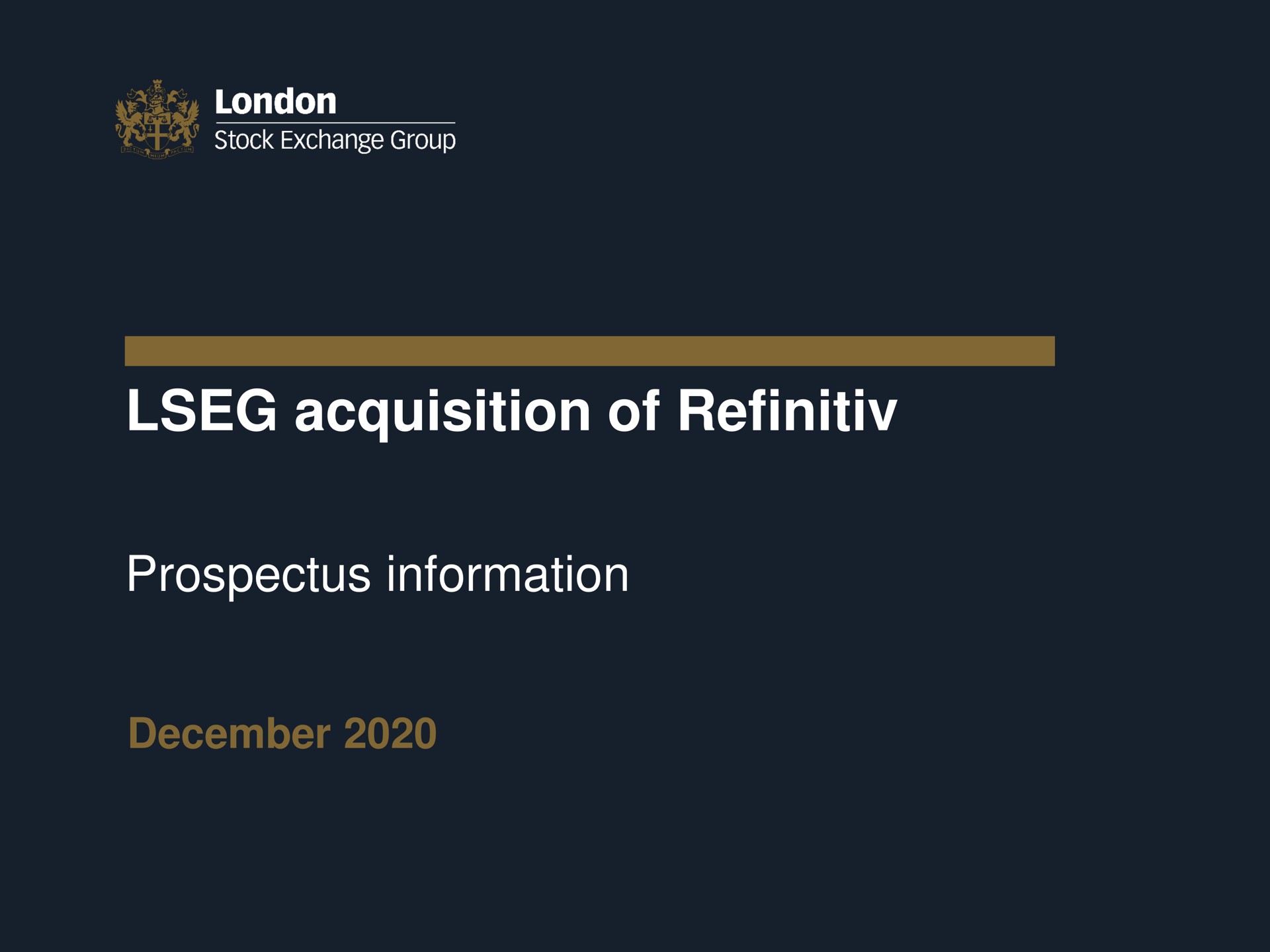 acquisition of prospectus information | LSE