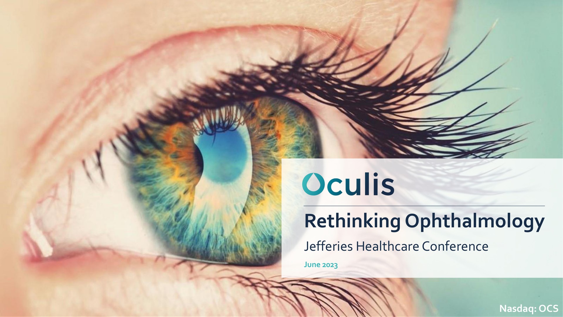 rethinking ophthalmology conference | Oculis