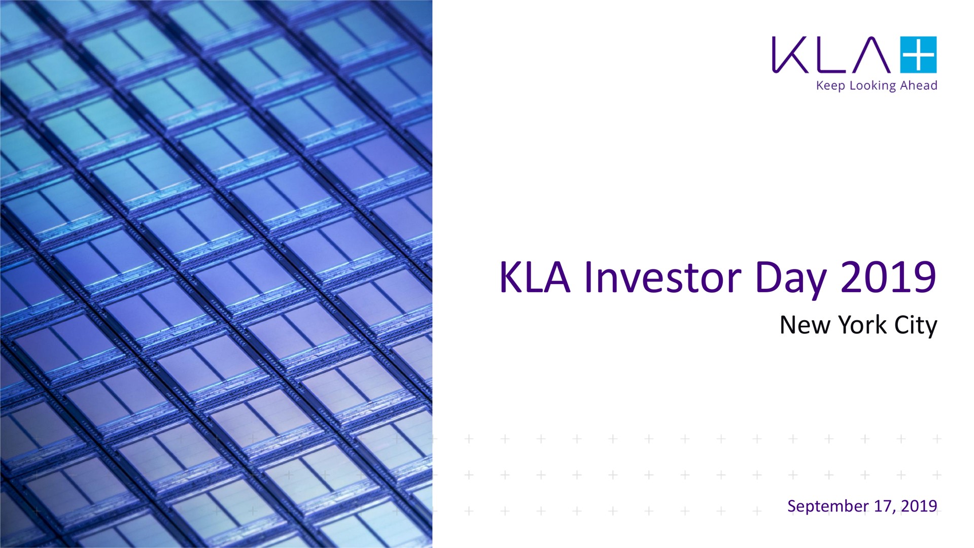 investor day new york city | KLA