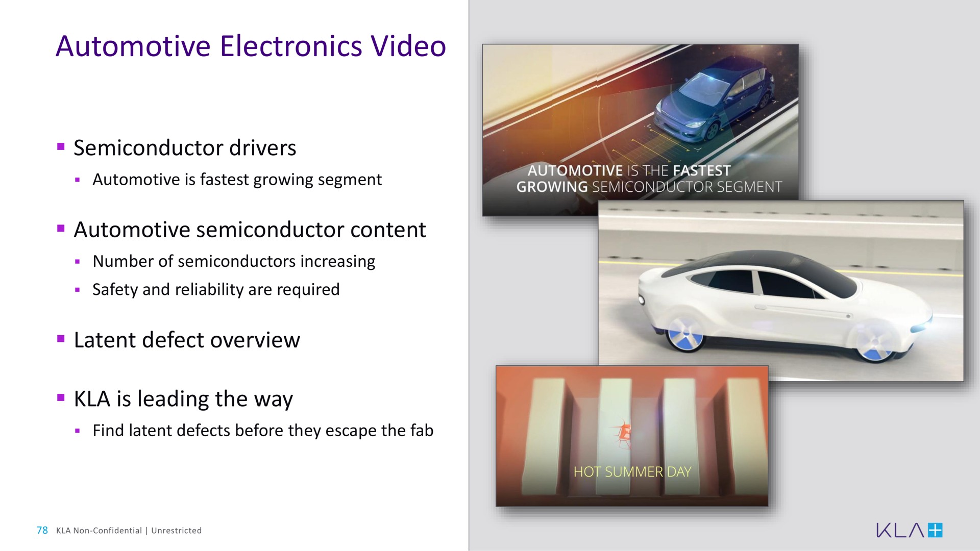automotive electronics video | KLA