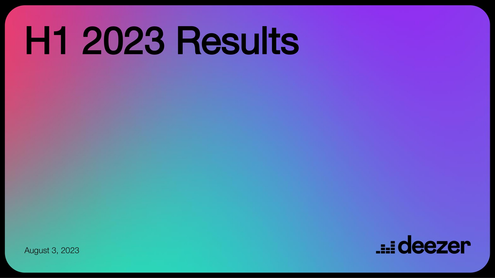 results | Deezer