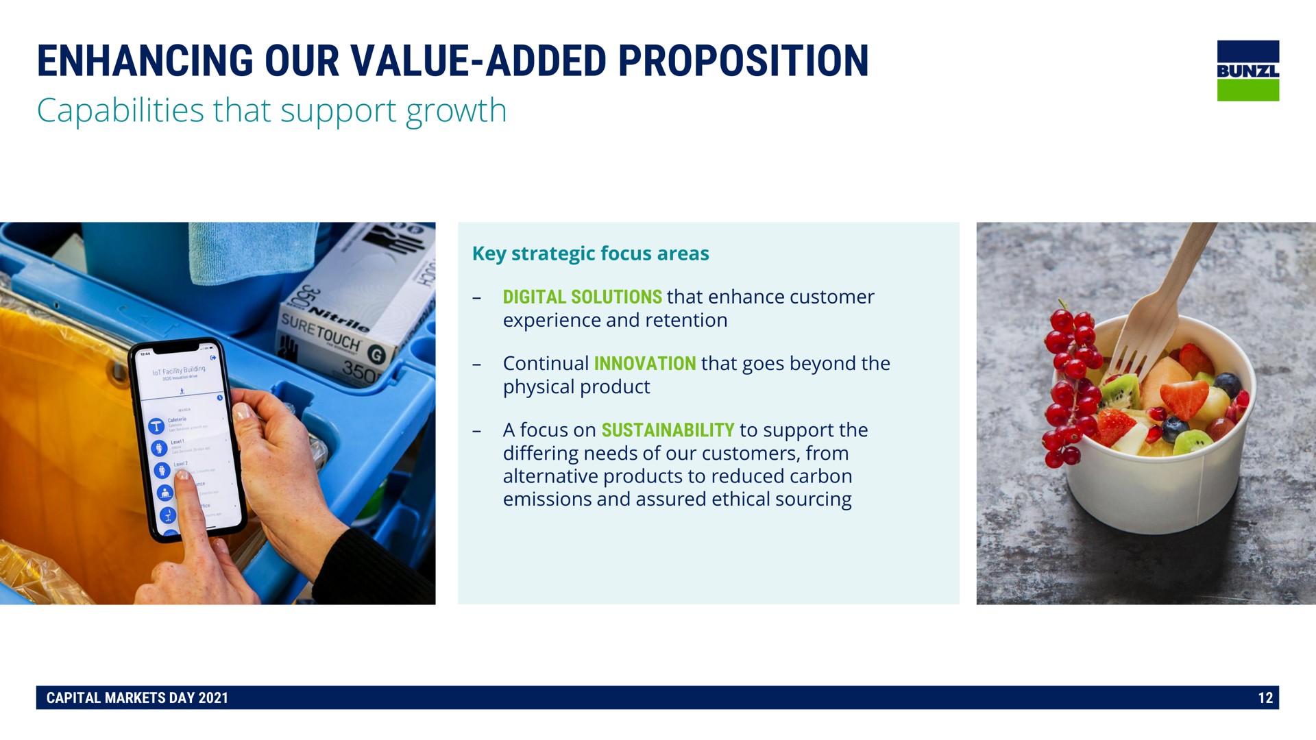 enhancing our value added proposition | Bunzl