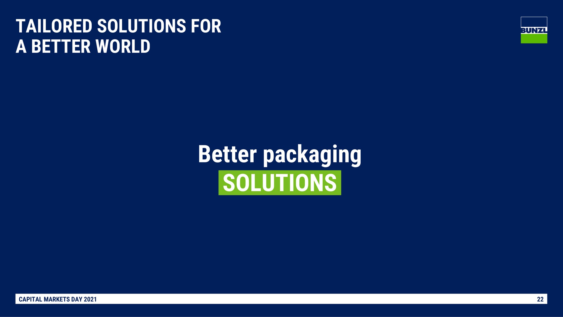 tailored solutions for a better world better packaging solutions | Bunzl