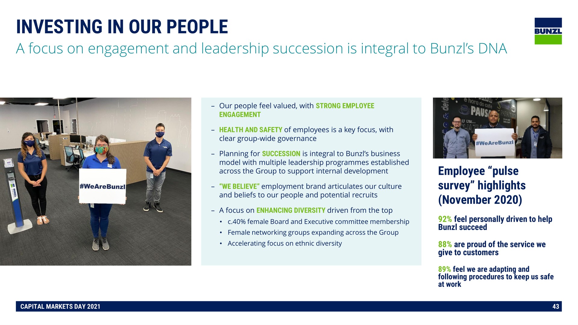 investing in our people | Bunzl