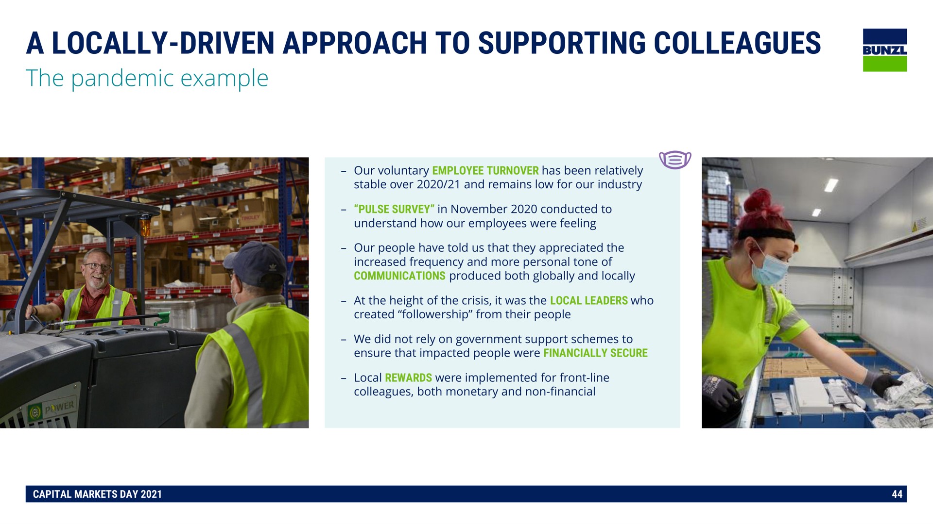 a locally driven approach to supporting colleagues pone | Bunzl