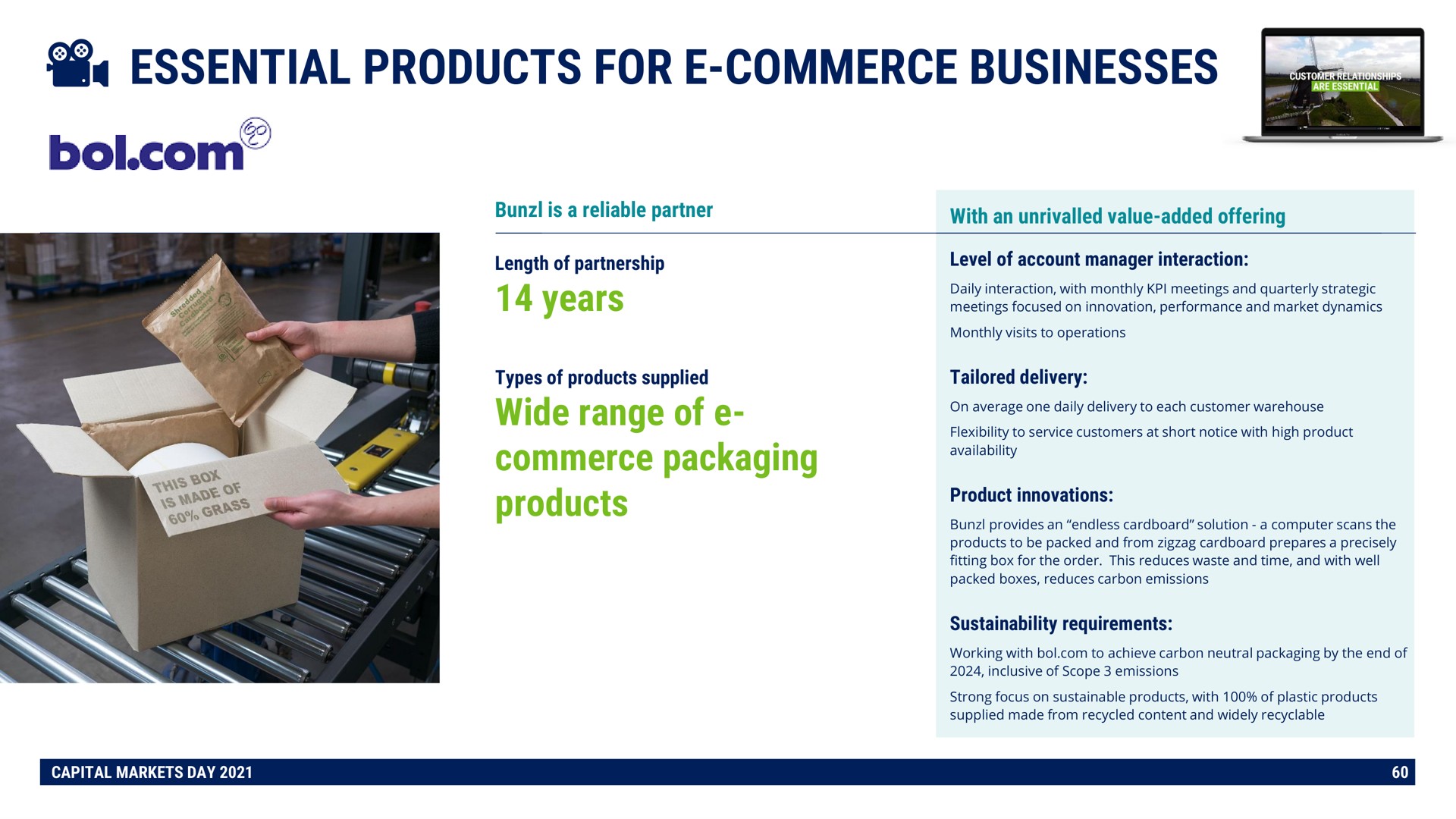 essential products for commerce businesses | Bunzl