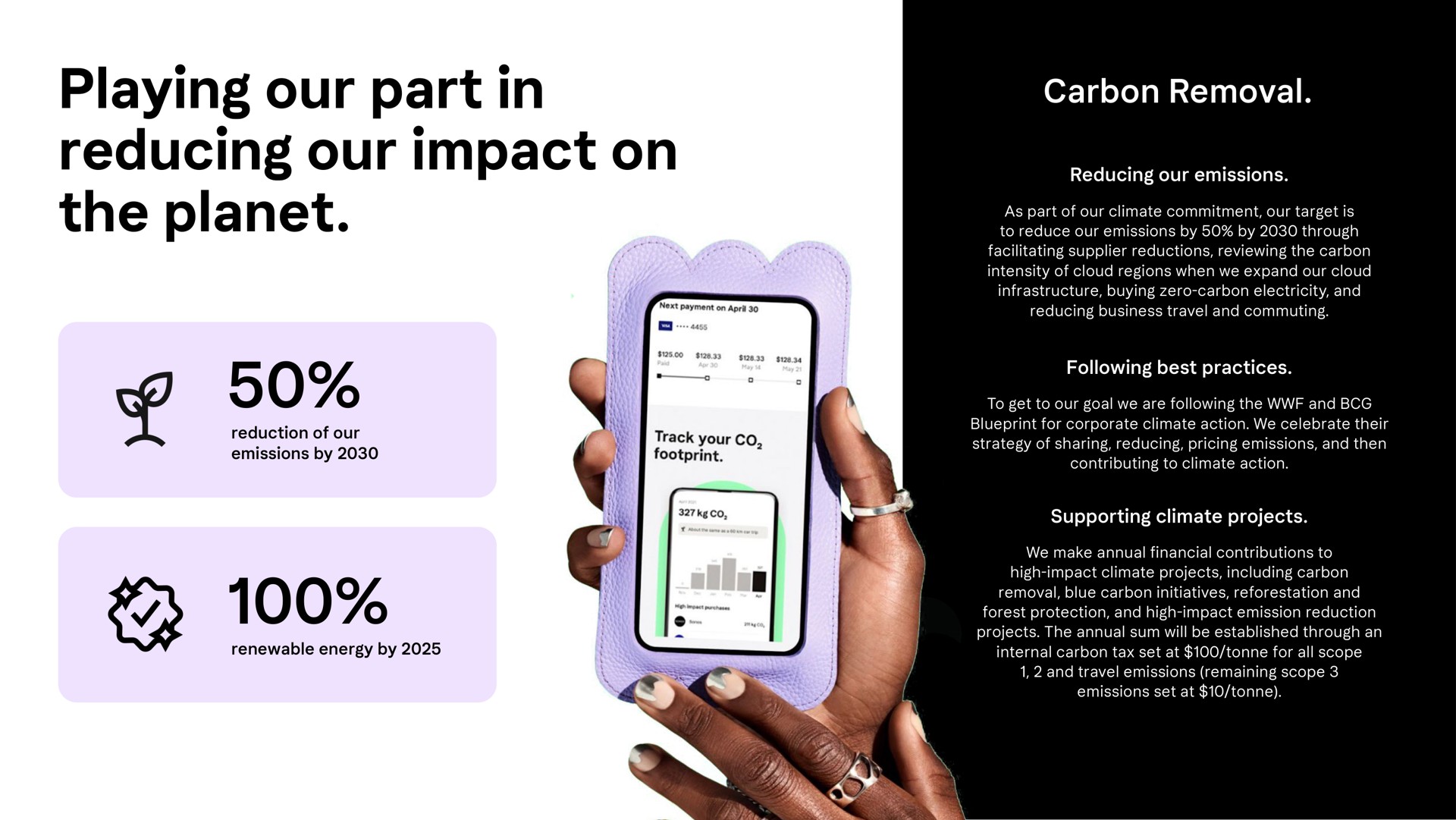 playing our part in reducing our impact on the planet | Klarna
