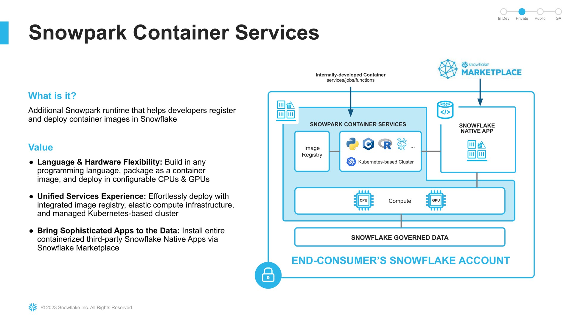 container services | Snowflake