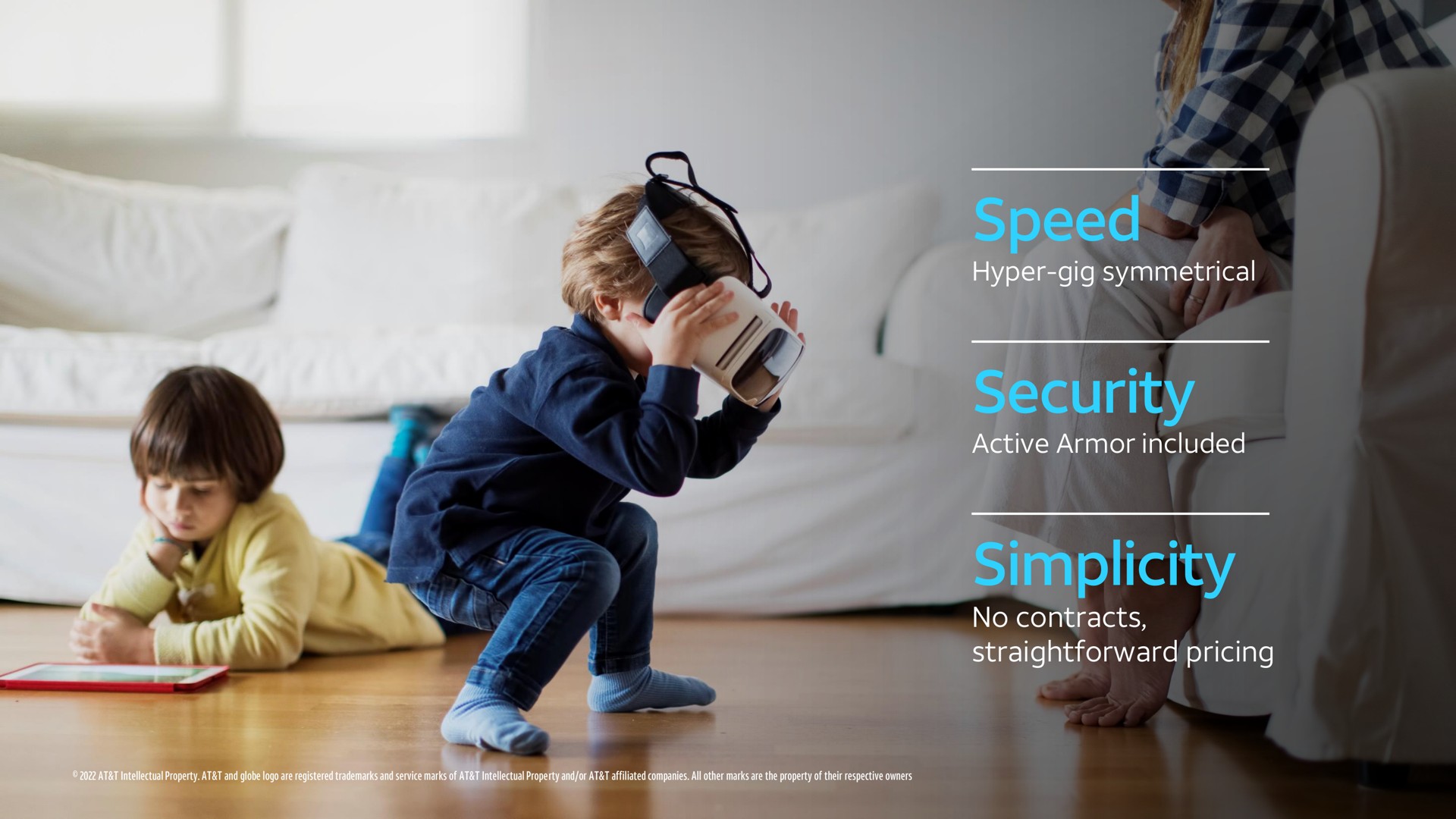 speed security simplicity tale | AT&T