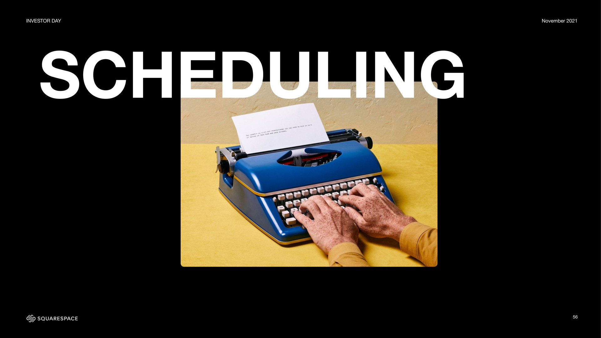 scheduling | Squarespace